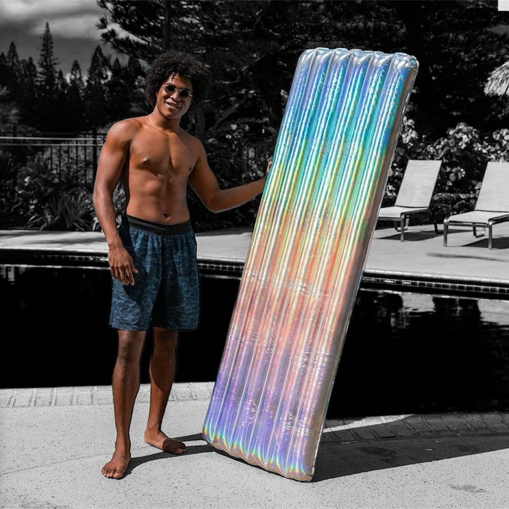 PoolCandy Holographic Deluxe Pool Raft - Picture 2 of 2